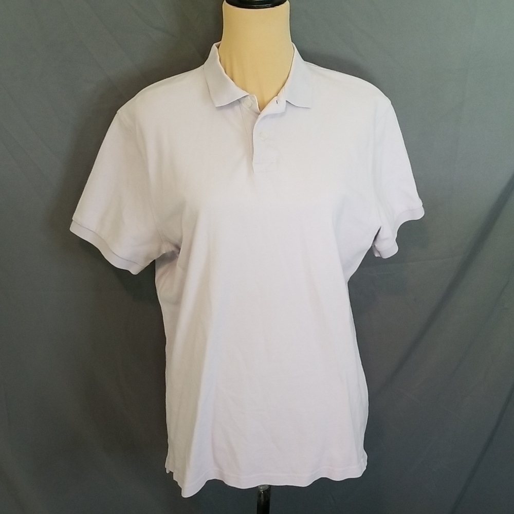 J Crew Mens Polo Lavender Lilac Large